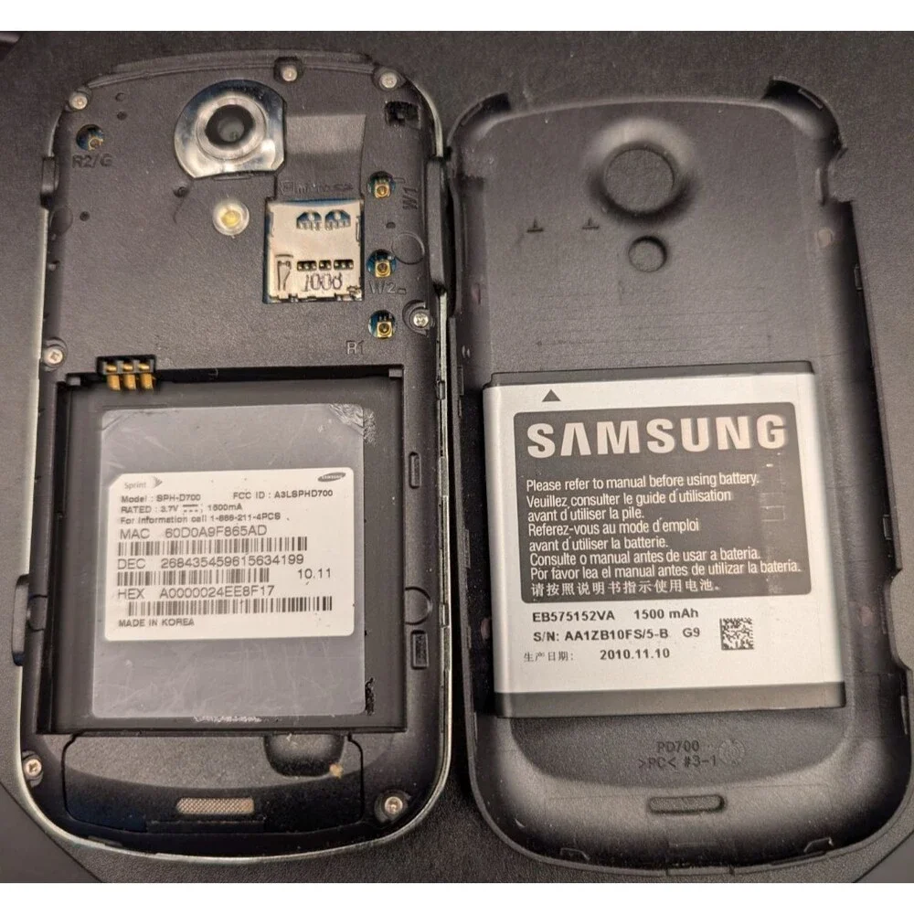 Samsung Slide Keyboard Phone • Powers On • Untested AS‑IS • Parts or Repair Only